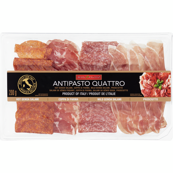 Marcangelo Antipasto Quattro 200 g, $7.50/100g