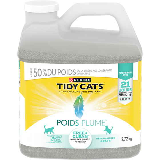 Purina Tidy Cats poids plume litière pour chats 2.72 kg, 0,59 $/100g
