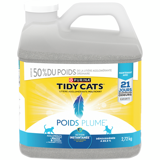 Purina Tidy Cats poids plume litière pour chats 2.72 kg, 0,59 $/100g