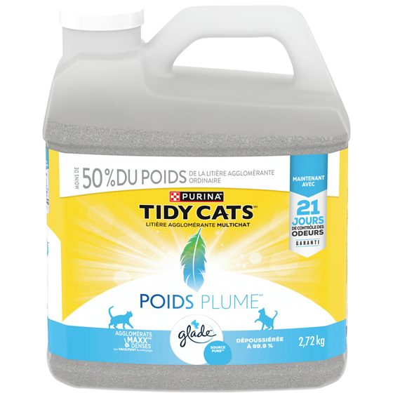 Purina Tidy Cats poids plume litière pour chats 2.72 kg, 0,59 $/100g