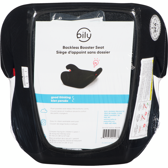Bily Back Booster Back Seat 1 ea, $23.99/1ea
