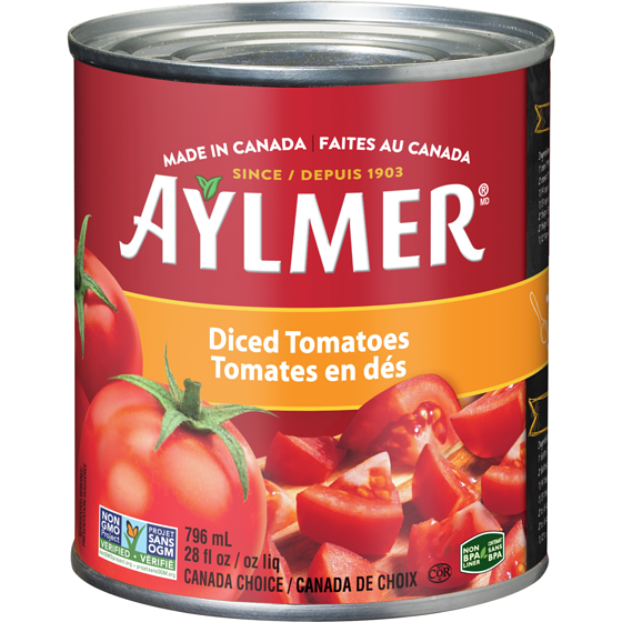 Aylmer Tomates en dés 796 ml, 0,31 $/100ml