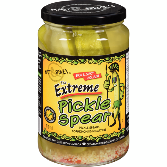 Matt & Steve's Hot and Spicy Pickle Spears 750 ml, $0.87/100ml