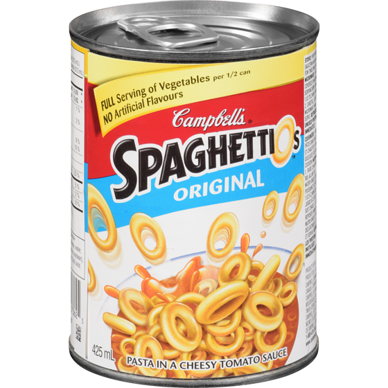 Campbell's Spaghettios Pasta 425 ml, $0.47/100ml