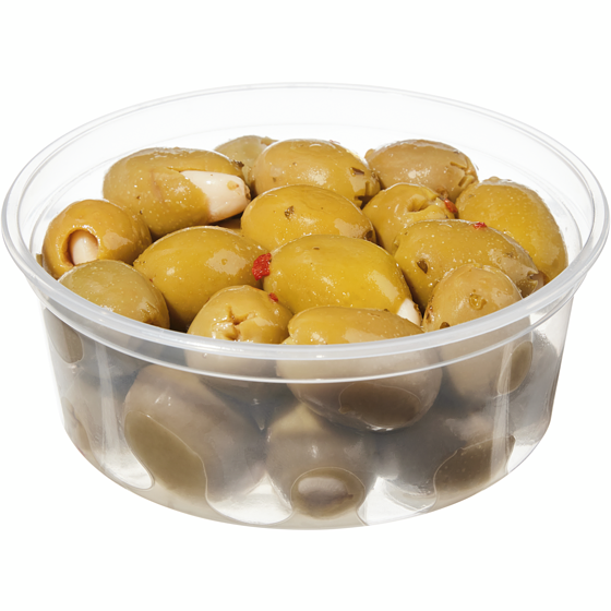 Sardo Garlic Stuffed Olives $30.00/1kg $13.61/1lb