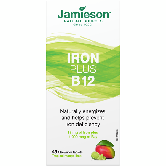 Jamieson Iron Plus Vitamin B12 45 ea, $0.48/1ea