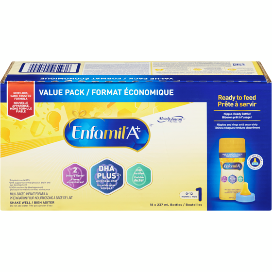 Enfamil Bouteilles de lait, caise 4266 ml, 1,92 $/100ml