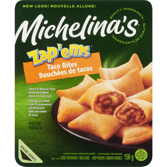 Michelina Zap'ems Taco Bites 156 g, $0.96/100g