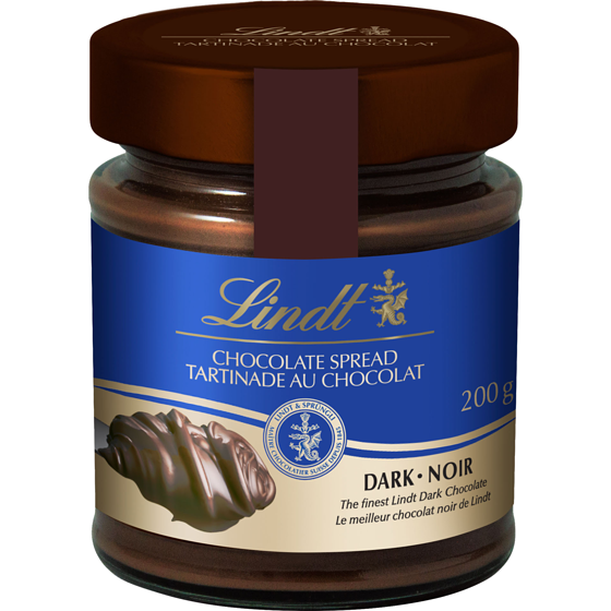 Lindt Hazelnut Dark Chocolate Spread 200 g, $5.50/100g
