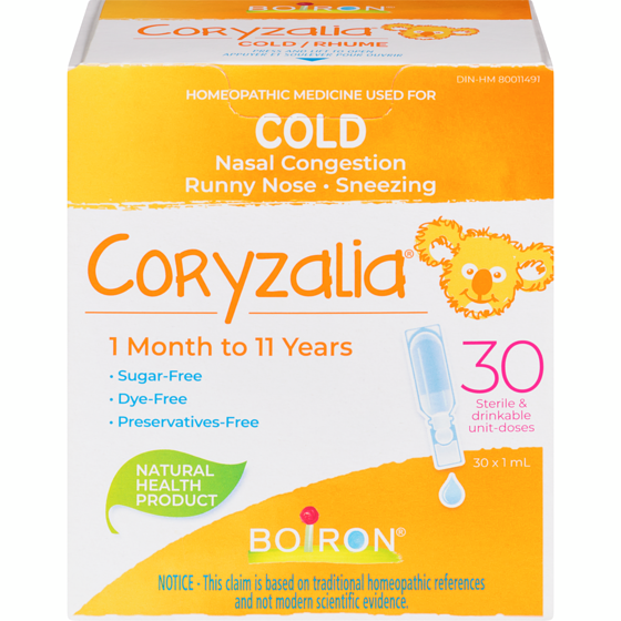 Boiron Coryzalia For Cold And Cold Symptoms Relief 30 ml, $49.97/100ml