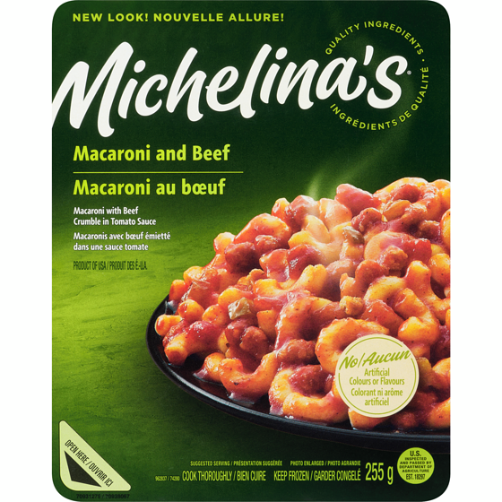 Michelina Macaroni and Beef 255 g, $0.66/100g