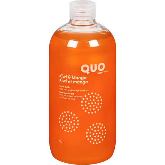 Quo Beauty Bain moussant kiwi et mangue 1 l, 0,60 $/100ml
