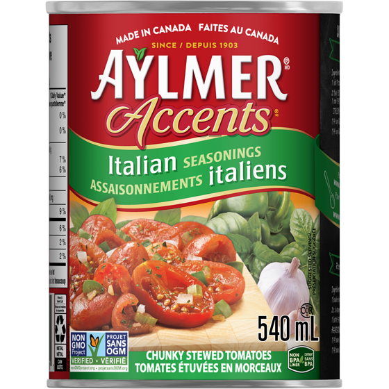 Aylmer Aylm Accents Tomates Ital 540 ml, 0,46 $/100ml