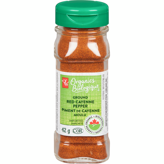 PC Organics Ground Red Cayenne Pepper 42 g, $10.71/100g