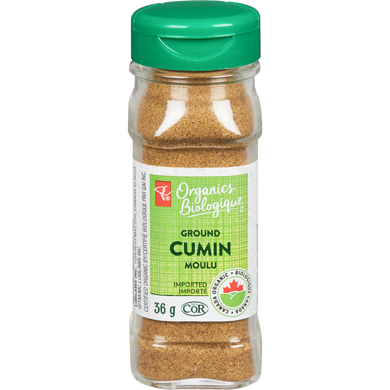 PC Organics Cumin Ground 36 g, $11.92/100g