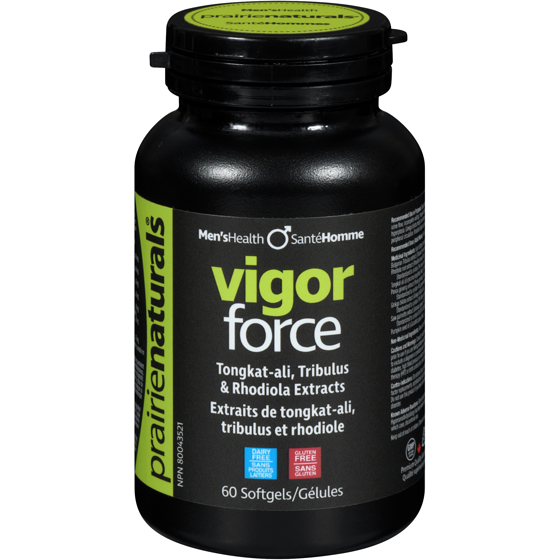Prairienaturals Vigueur Force Endurance 60 ea, 0,57 $/1ch