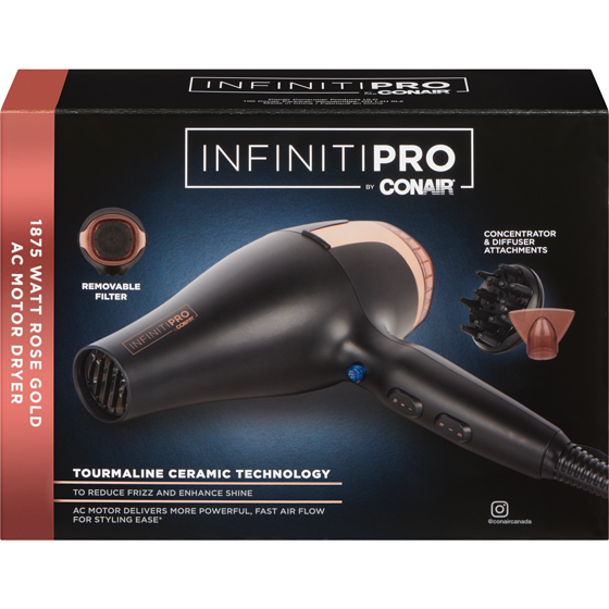 Conair Hair Dryer Rose Gold 1 ea, $58.49/1ea