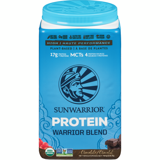 Sunwarrior Chocolate Protein      750 g, $8.80/100g
