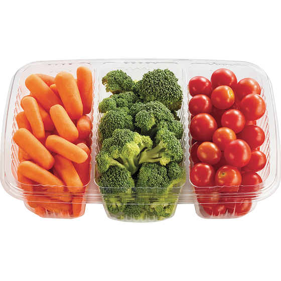 null Veggie Tray, Tri-Pack 858 g, $1.17/100g