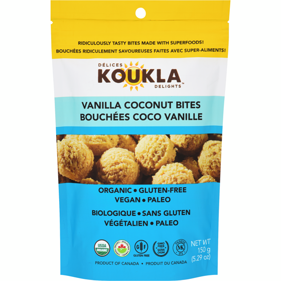 Koukla Delights Bites Vanilla Coconut 150 g, $6.67/100g