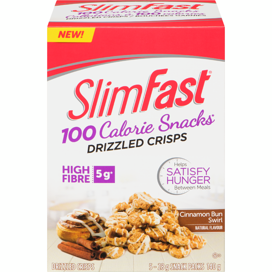 Slimfast Drizzl Crisps Cinn/Bn 140 g, $5.71/100g