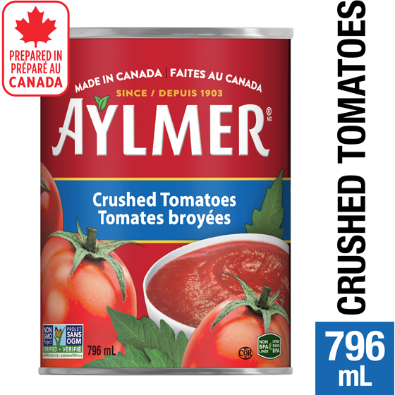 Aylmer Tomatoes, Crushed 796 ml, $0.38/100ml