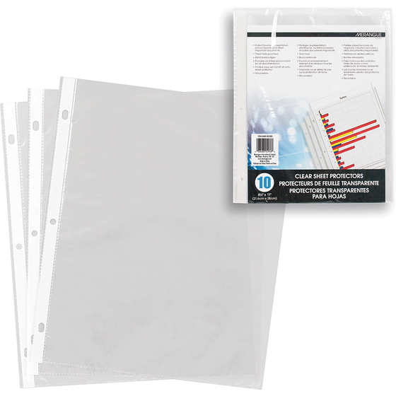 null Protege-Feuilles Transpar X10 10x1.0 ea, 0,10 $/1ch