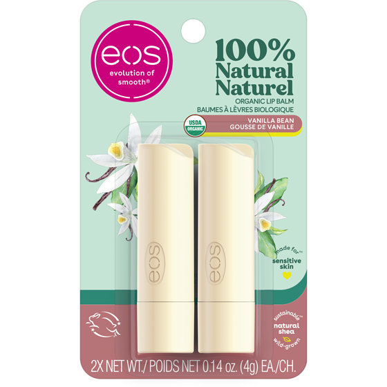 Evolution of Smooth 100% Natural & Organic Lip Balm Stick, Vanilla Bean 8 g, $93.63/100g