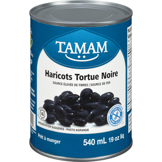 Tamam Tamam Petits Haricots Noirs 540 ml, 0,37 $/100ml