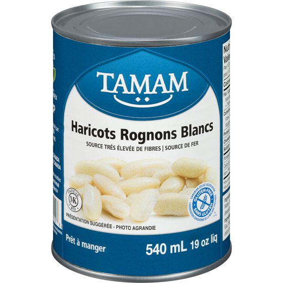 Tamam Haricots blancs 540 ml, 0,37 $/100ml
