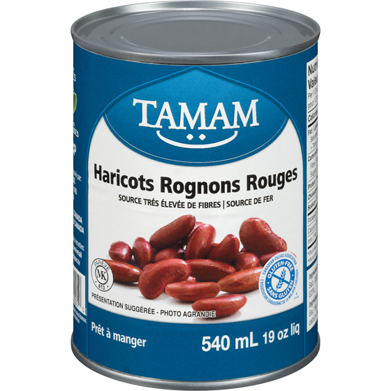 Tamam Haricots rouges 540 ml, 0,37 $/100ml