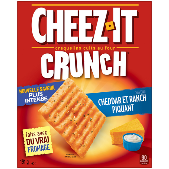 Cheez-It Klgs Cheezit Croust Chedd Ranc 191 g, 2,09 $/100g