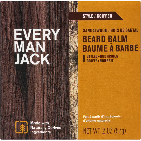 Every Man Jack Beard Balm, Sandalwood 1 ea