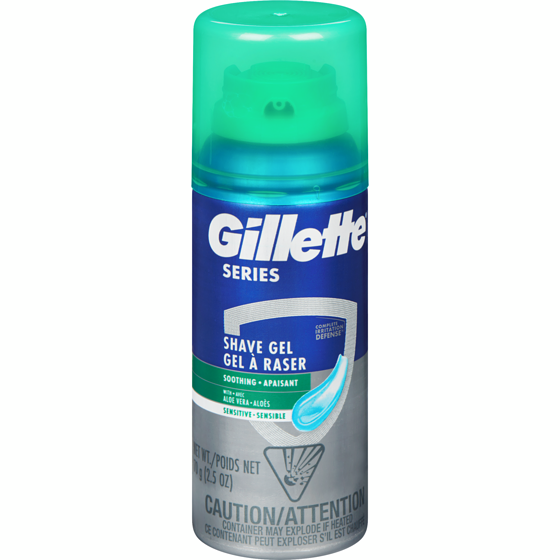 Gillette Gel à raser Series Peau sensible 70 g, 4,29 $/100g