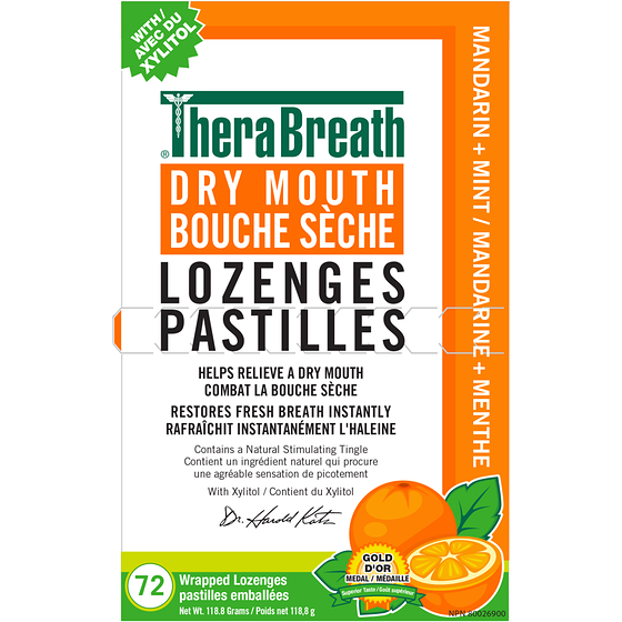 TheraBreath Dry Mouth Lozenges 72 ea, $0.18/1ea