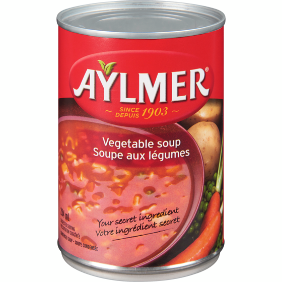 Aylmer Condensed Soup Vegetable 284 ml, $0.45/100ml