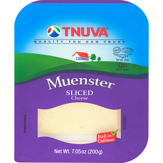 Tnuva Fromage munster tranché casher 200 g, 8,00 $/100g