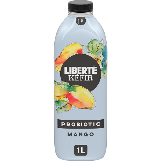 Liberte 1% Kefir, Mango 1 l, $0.80/100ml