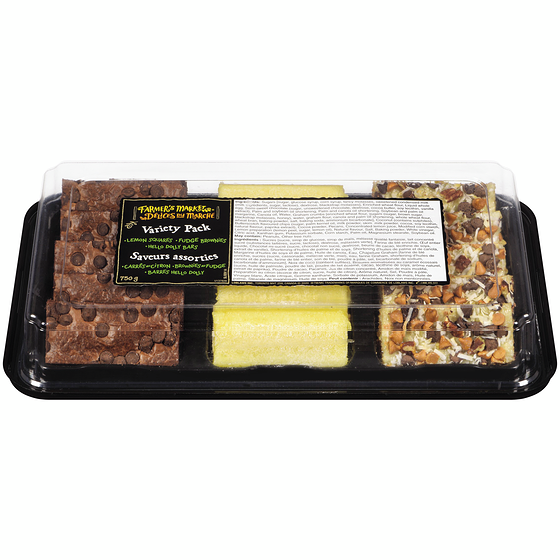 Farmer's Market Assorted Squares 750 g, $1.87/100g