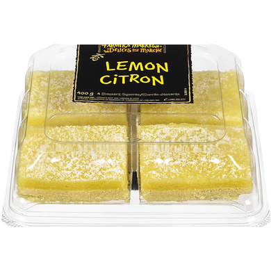 Farmer's Market Lemon Squares 400 g, $1.75/100g