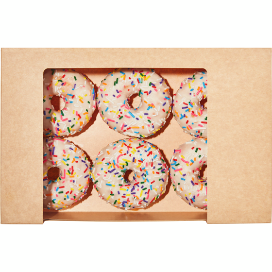 null Raised Hawaiian Donuts 6 Pack 500 g, $1.60/100g