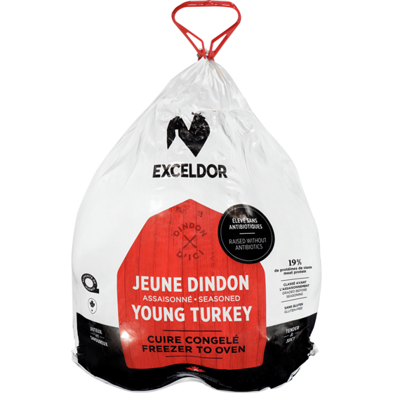 null Exceldor Turkey 3-5Kg Frozen $7.25/1kg $3.29/1lb