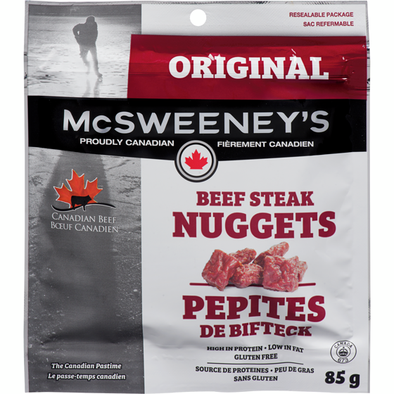McSweeneys Morceaux de bœuf fumés à saveur originale 85 g, 8,81 $/100g