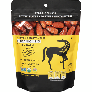 null Organic Pitted Deglet Noor Dates 340 g, $2.50/100g