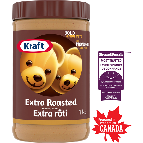 Kraft Extra Roasted Flavour Peanut Butter 1 kg, $0.63/100g