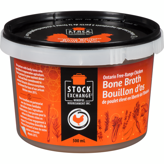 Stock Exchange Frozen Chicken Bone Broth 500 ml, $3.20/100ml