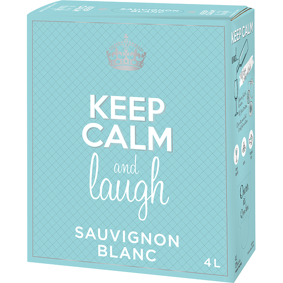 KEEP CALM Keep Calm SAUV BLC, 4 L (Pièce d’identité requise au moment du ramassage) 4 l, 1,19 $/100ml