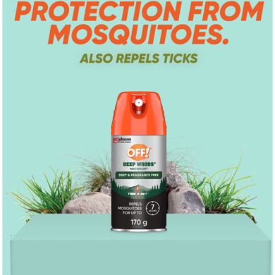 OFF Deep Woods Deet Free Insect and Mosquito Repellent - 142