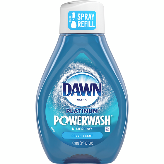 Dawn Platinum Powerwash Dish Spray, Dish Soap, Fresh Scent 473 ml, $1.06/100ml