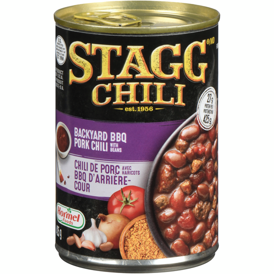 Stagg Backyard Bbq Pork Chili With Beans 425 g, $0.89/100g